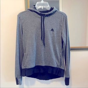 Adidas Climalite Athleisure Gray Hoodie Small